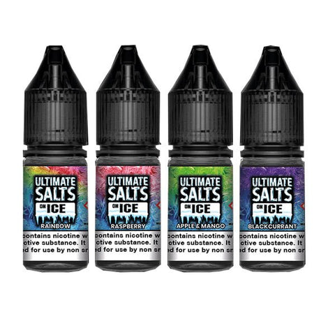 10mg Ultimate Puff Salts On Ice 10ml Flavoured Nic Salts (50VG/50PG)