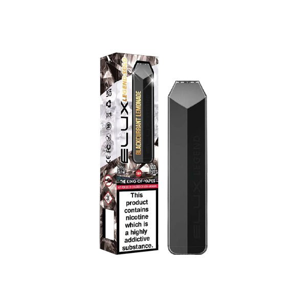 20mg Elux Legend Solo Disposable Vape Device 600 Puffs