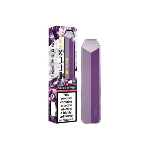 20mg Elux Legend Solo Disposable Vape Device 600 Puffs