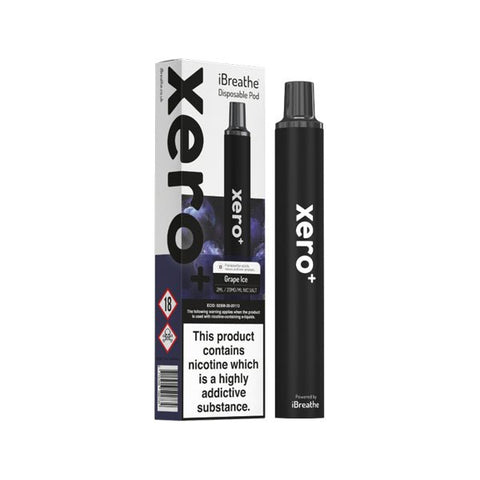 20mg iBreathe Xero+ Disposable Vape Pod 600 Puffs