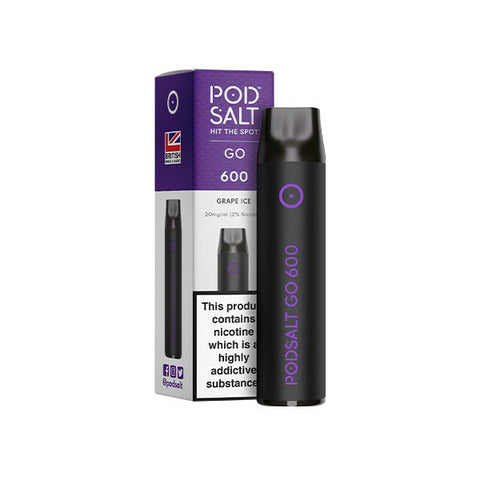 20mg Pod Salt Go 600 Disposable Vape Device 600 Puffs