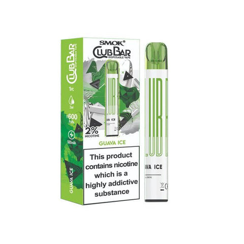 20mg Smok Club Bar Disposable Vape Pen 600 Puffs