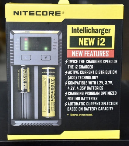 Nitecore I2 – Intelligent 18650 26650 AA AAA Authentic Vape Battery Charger