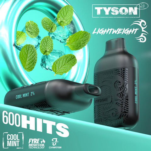 Tyson 2.0 Lightweight 600 Disposable Vape