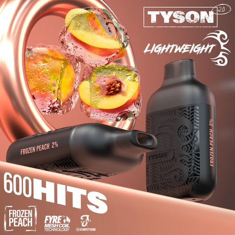 Tyson 2.0 Lightweight 600 Disposable Vape