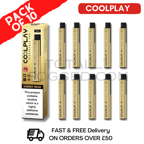 Gummy Bear - CoolPlay Disposable Box Of 10 - UK Vape World 