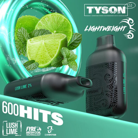 Tyson 2.0 Lightweight 600 Disposable Vape