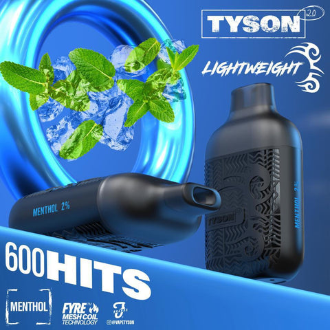 Tyson 2.0 Lightweight 600 Disposable Vape