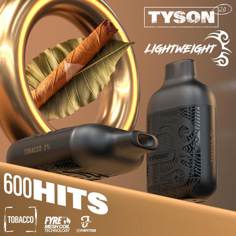 Tyson 2.0 Lightweight 600 Disposable Vape