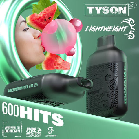 Tyson 2.0 Lightweight 600 Disposable Vape