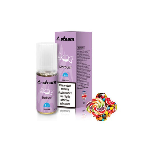 A-Steam Fruit Flavours 18MG 10ML (50VG/50PG)