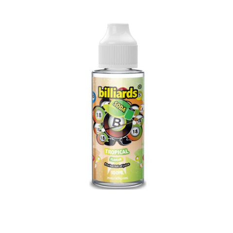 Billiards Soda Range 0mg 100ml Shortfill (70VG/30PG)